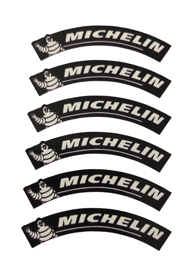 1:10 Reifenbeschriftung Markierung MICHELIN BLACK Aufkleber Tamiya