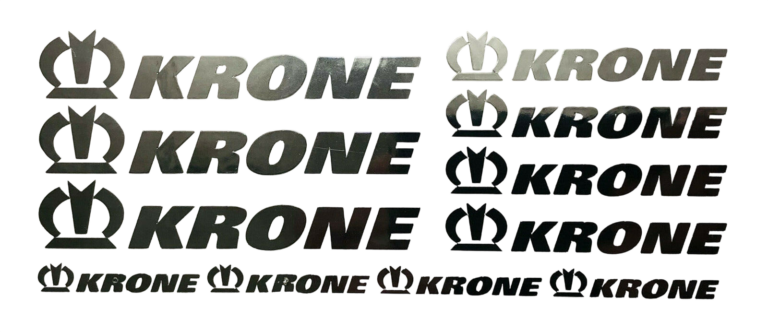 11er Krone Chrom Set Truck 1:14 1:16 Aufkleber USA LKW Trailer Tamiya Wedico