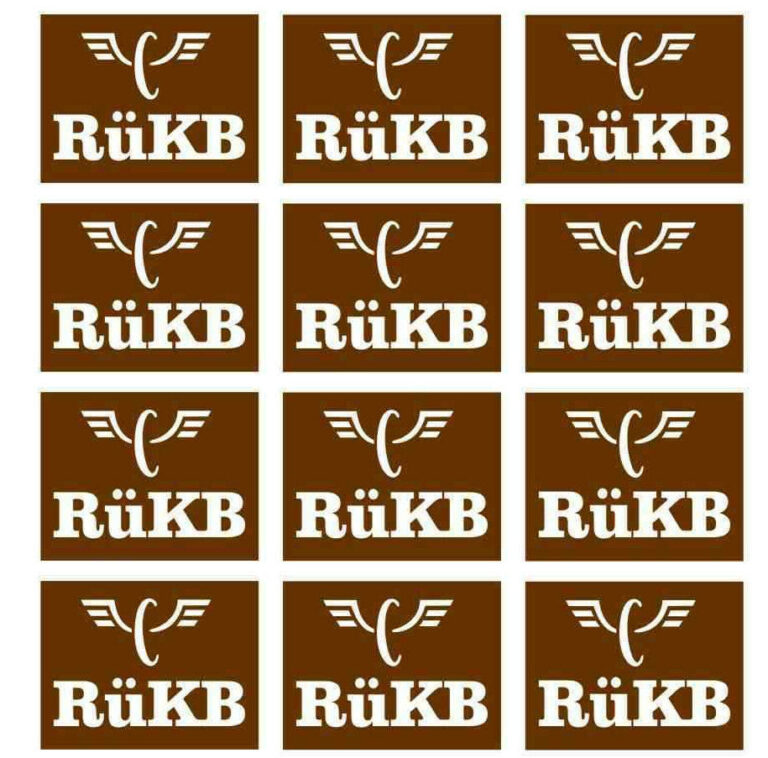 12teil. AUFKLEBER Set braun - RüKB Rügen Roland Piko LGB Spur G DECAL 028