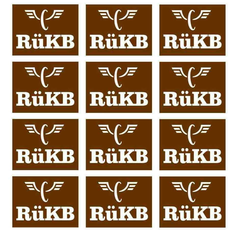12teil AUFKLEBER Set Braun RuKB Rugen Roland Piko LGB Spur G DECAL 028 Modellbau Beschriftung