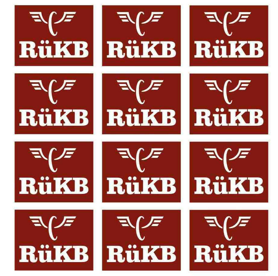 12teil AUFKLEBER Set Rot RuKB Rugen Roland Piko LGB Spur G DECAL 027 Modellbau Beschriftung