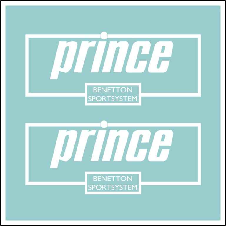 2 x F1 Decal 1:18 Benetton Schumacher GP93 Seitenkasten Prince Minichamps