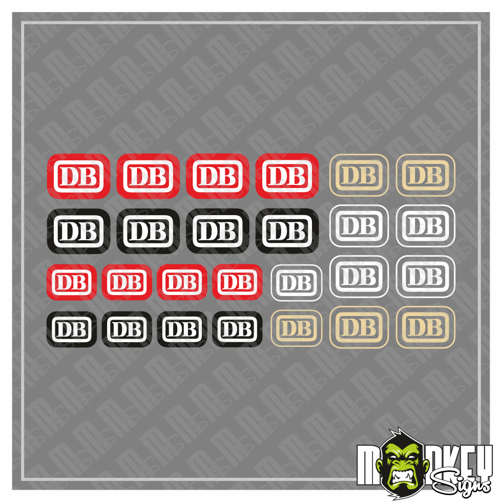 26 Teiliges Aufkleber Set Spur G Gartenbahn Bundesbahn Beschriftung Universal DB Modellbau Beschriftung