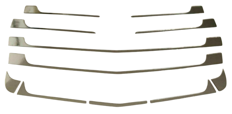 Actros Grill Set Chrom Tamiya 1:14 1:14,5 LKW Mercedes Benz Aufkleber 033