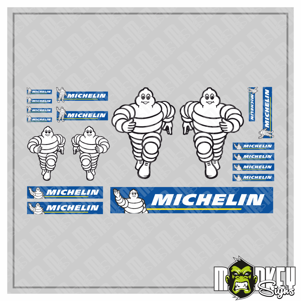Aufkleber 19 Teilig Modellbau RC 132 Sticker Michelin Schuco Welly Marklin Modellbau Beschriftung