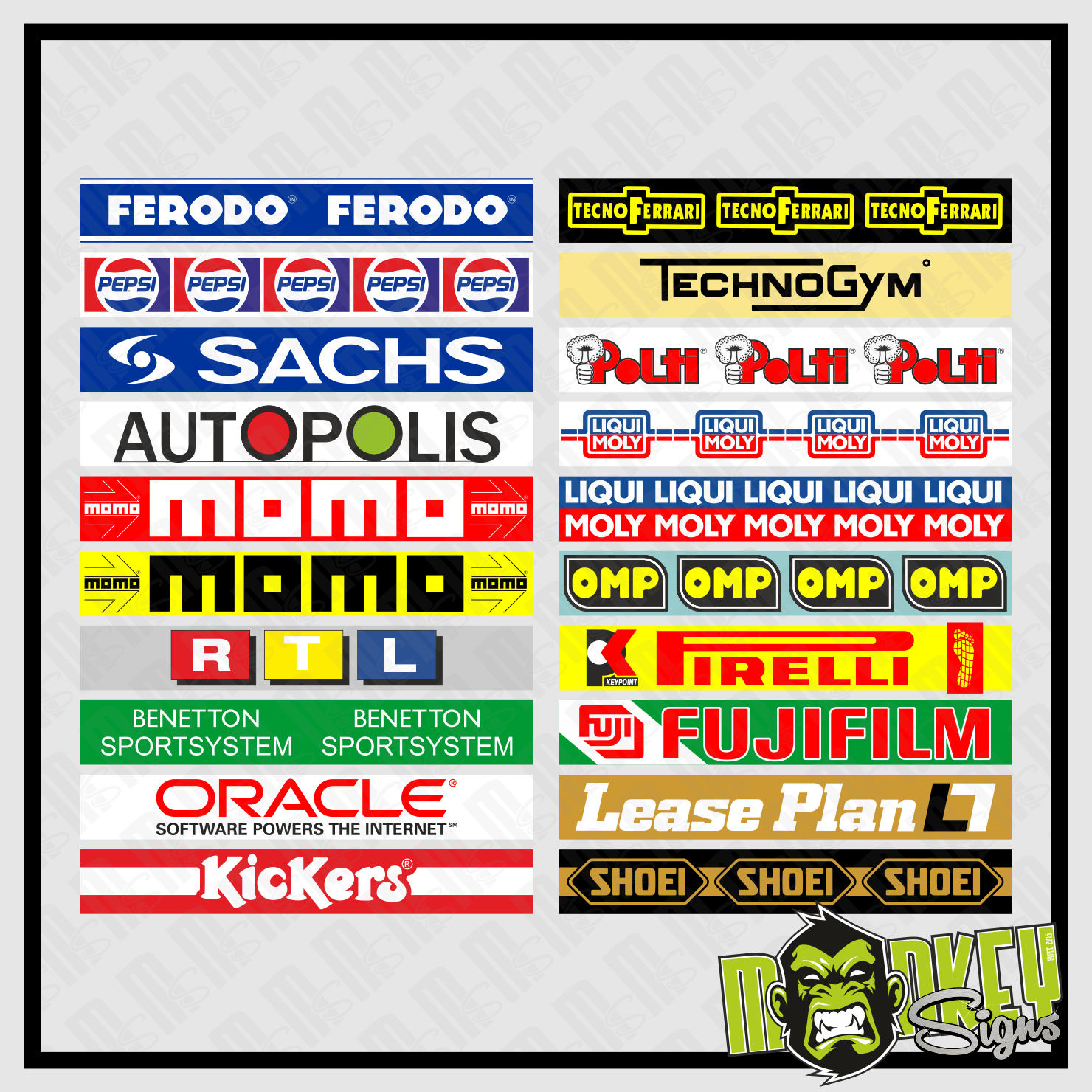 Bandenwerbung B F Carrera 132140 Leitplanke Racing 132 124 Slotcar 70x10mm Modellbau Beschriftung