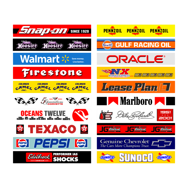 Bandenwerbung F Carrera 132140 Leitplanke Werbung Racing 132 124 Slotcar US Modellbau Beschriftung