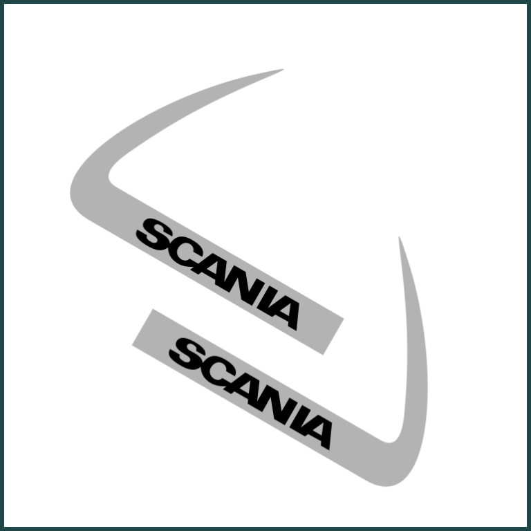 CHROM Blenden Griffe Scania 1:14 Tamiya Aufkleber Truck LKW RC Sticker