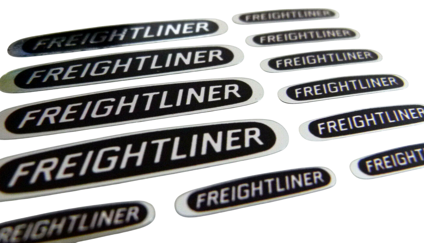 CHROM FREIGHTLINER BL TRUCK USA 114 1145 Tamiya DECAL RC AUFKLEBER 012 Modellbau Beschriftung