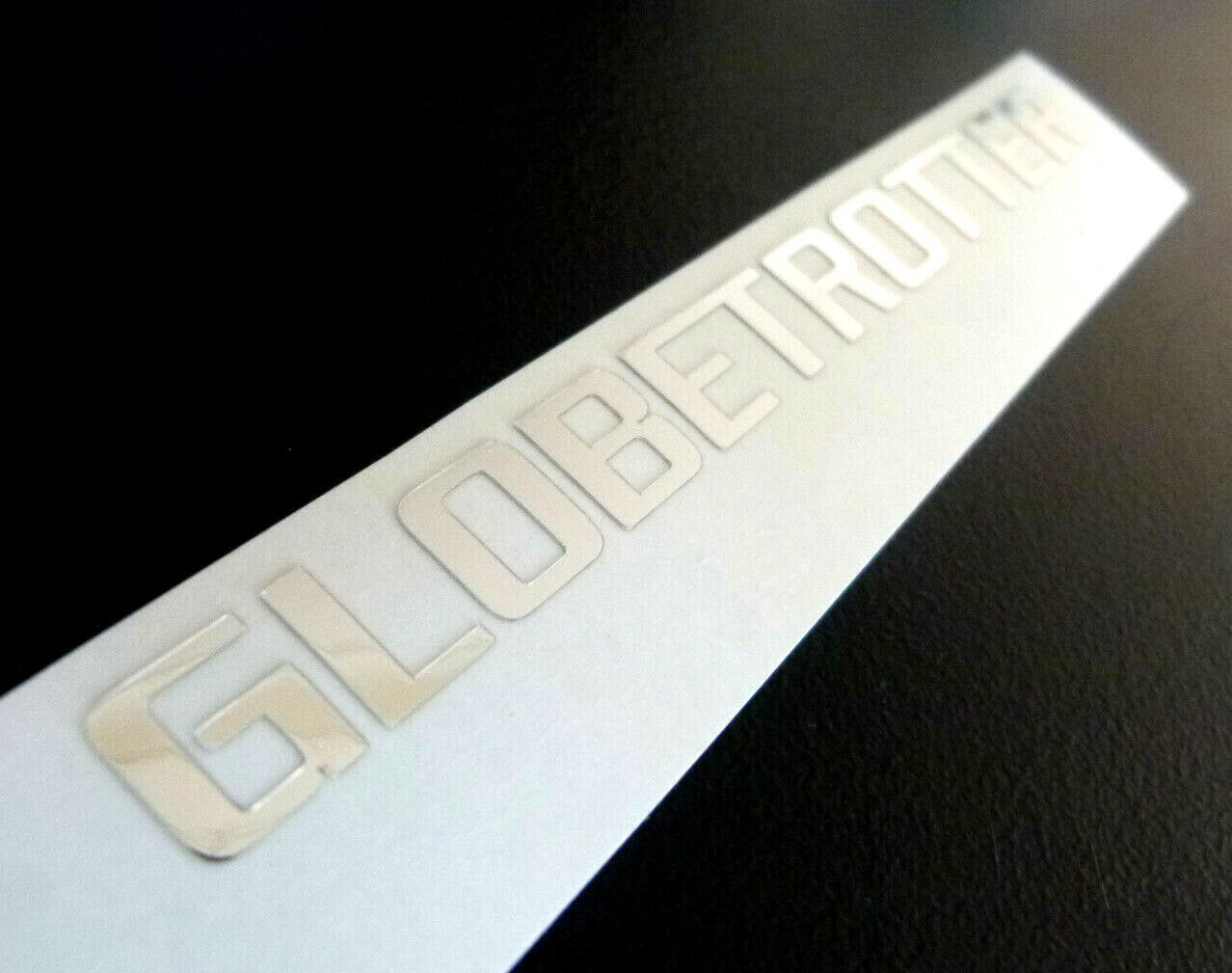 CHROM GLOBETROTTER 114 1145 Tamiya DECAL RC AUFKLEBER 116 TRUCK 050 Modellbau Beschriftung