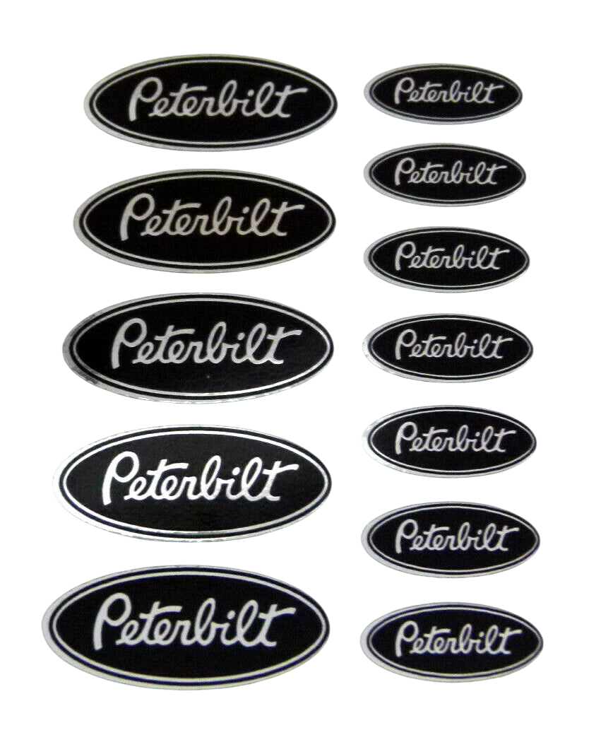 CHROM PETERBILT BLACK TRUCK USA 114 1145 Tamiya STICKER RC AUFKLEBER 052 Modellbau Beschriftung
