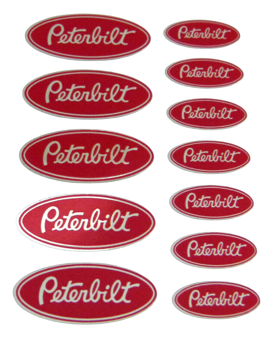 CHROM PETERBILT RED TRUCK USA 114 1145 Tamiya STICKER RC AUFKLEBER 045 Modellbau Beschriftung