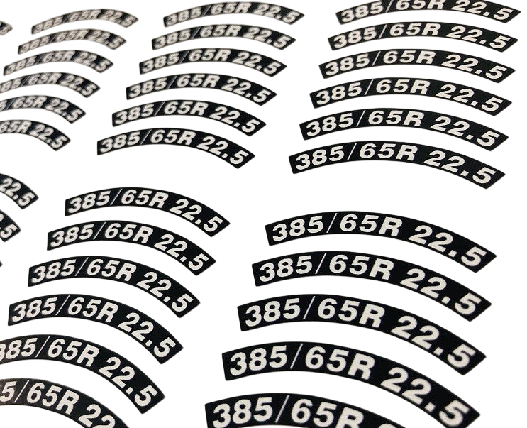 Dimension Reifenbeschriftung Grosse 38565R 22 5 Aufkleber Tamiya Decal 114 Modellbau Beschriftung