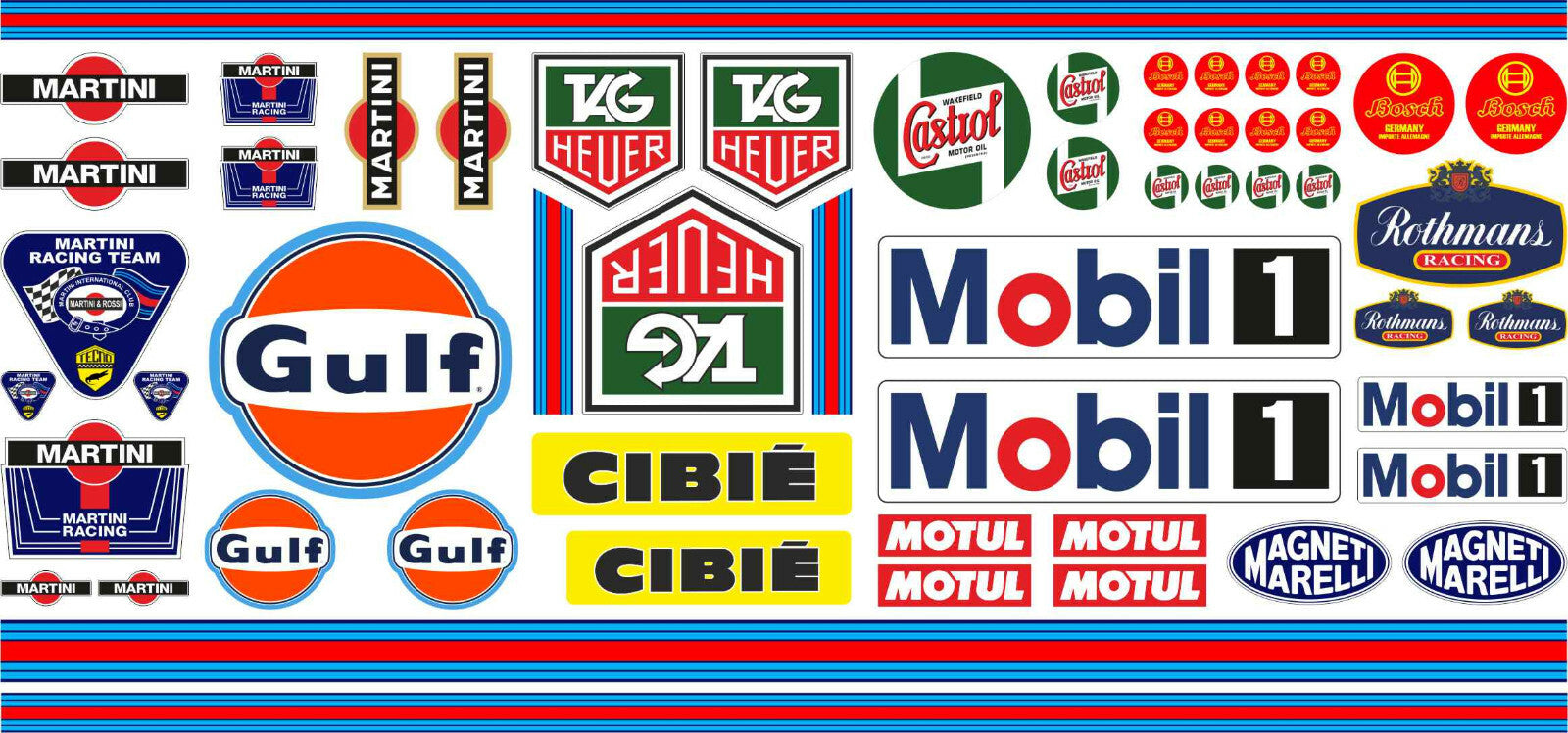 Komplett-Set-Martini-Youngtimer-Racing-Oldschool-TAG-HEUER-124-118-032-modellbau-beschriftung-3.jpg Komplett Set Martini Youngtimer Racing Oldschool TAG HEUER 1:24 - 1:18 032 – Bild 3