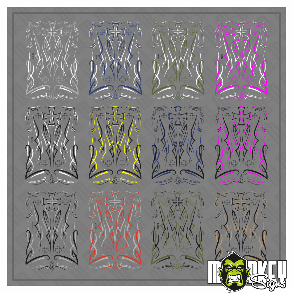 Modellbau Pinstripe Streifen Aufkleber Set Fur RC Auto Truck 110 114 118 116 Modellbau Beschriftung