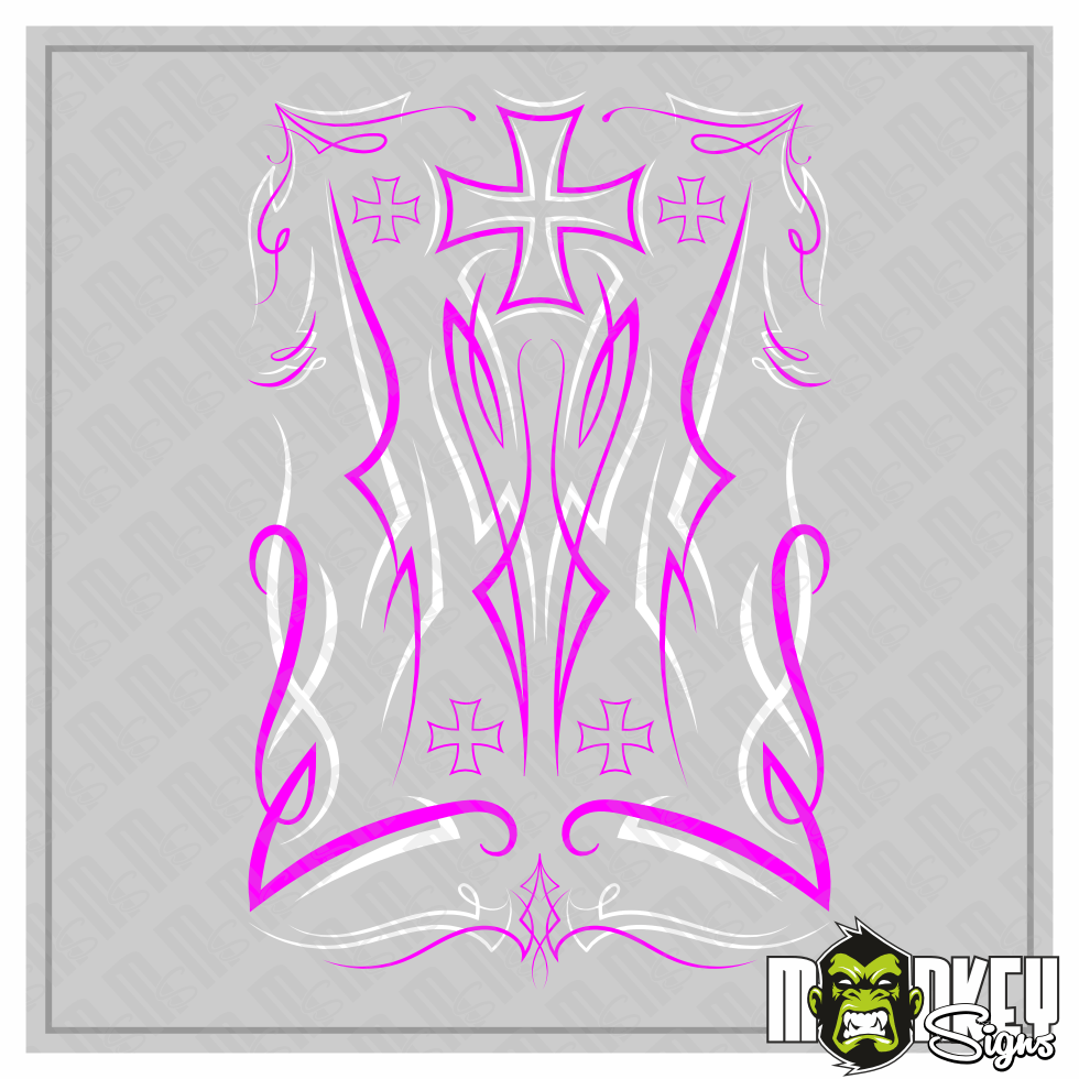 Pinstripe Aufkleber Set Tamiya LKW 114 RC US Truck Modellbau Sticker Magenta Modellbau Beschriftung