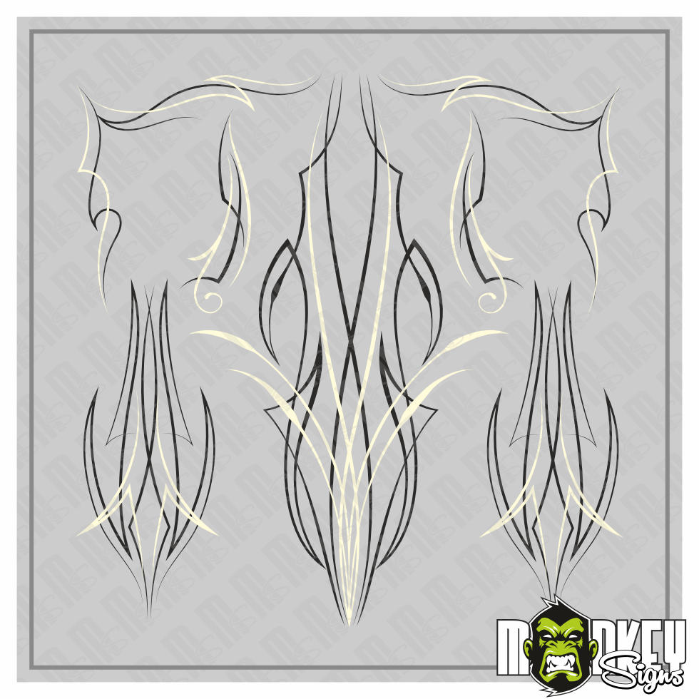 Pinstripe C Aufkleber Set Tamiya LKW 114 RC US Truck Modellbau Sticker Bc Modellbau Beschriftung