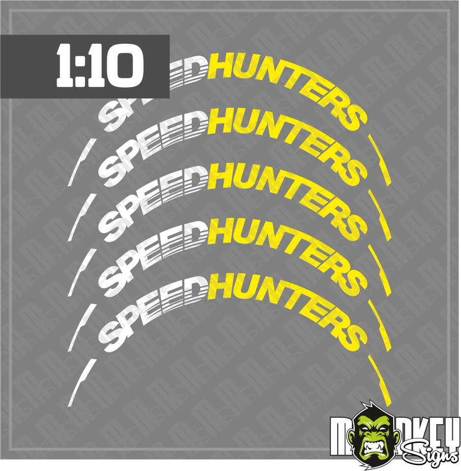 Reifenbeschriftung 110 Speedhunters RC Drifter Kyosho Tamiya Carson Usw A Modellbau Beschriftung
