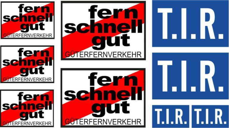 SCANIA ACTROS MAN VOLVO 1:14 1:16 Tamiya WEDICO DECAL STICKER AUFKLEBER 058
