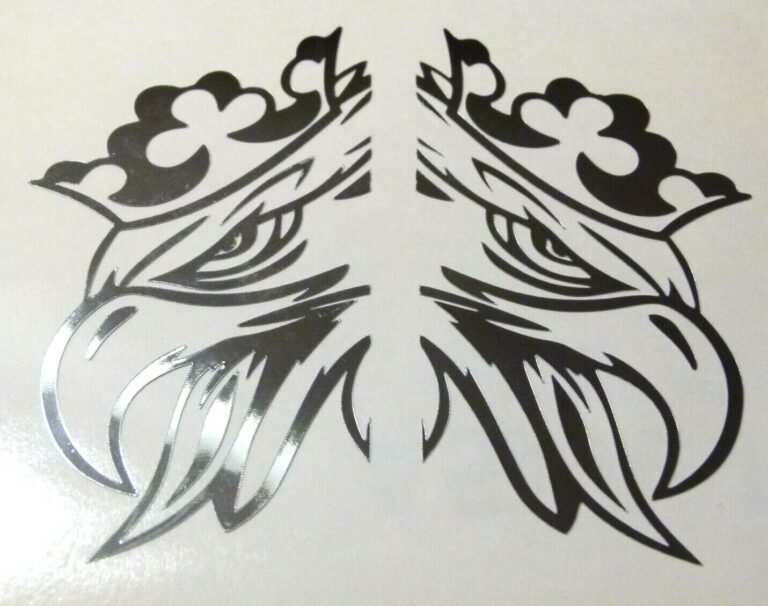 SCANIA Chrom Aufkleber Set Greif Griffin 1:14 / 1:16 LKW Zugmaschine Decal 036