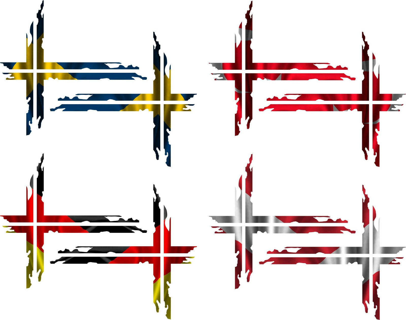 Schwedenkreuz Osterreich Turkei Schweden Deutschland 114 116 Tamiya Wedico 076 Modellbau Beschriftung