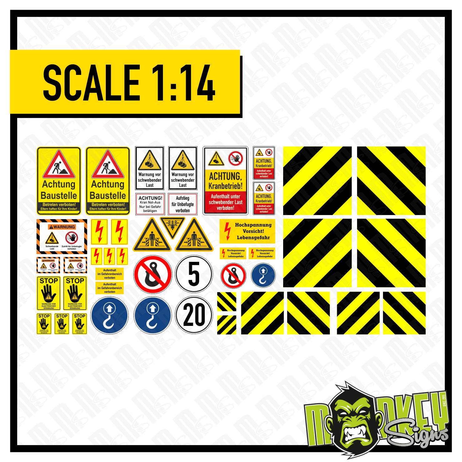 Set-114-116-Aufkleber-WARNHINWEISE-TAMIYA-WEDICO-Kran-Baustelle-Lader-Raupe-modellbau-beschriftung-3.png Set 1:14 - 1:16 Aufkleber WARNHINWEISE TAMIYA WEDICO Kran Baustelle Lader Raupe – Bild 3