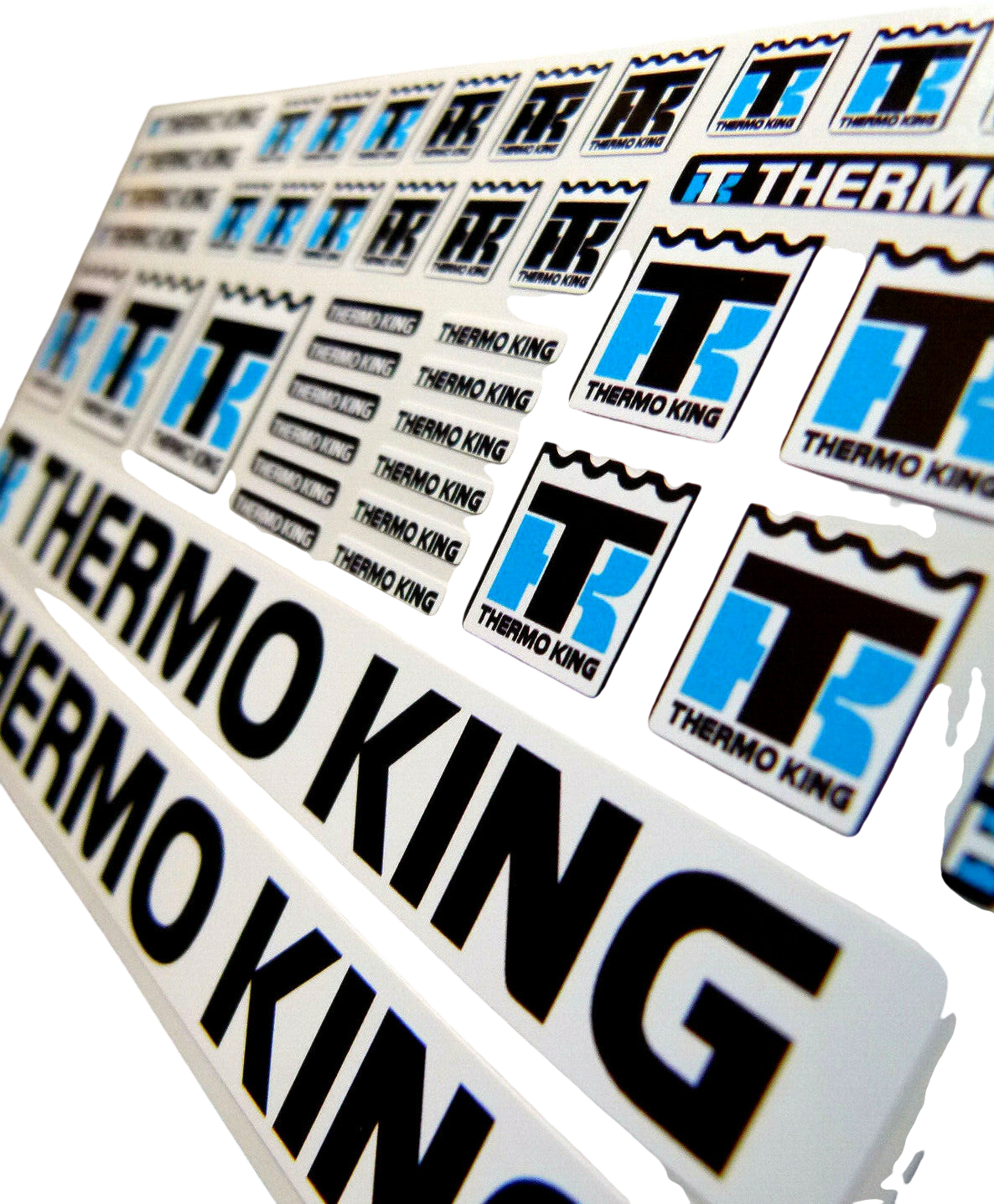 THERMO KING Trailer Aufkleber 114 Sticker Tamiya Wedico Decal KUHLER 069 Modellbau Beschriftung