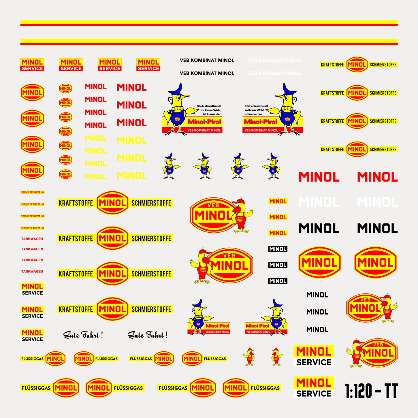 Waterslide-Decal-1120-TT-DDR-VEB-MINOL-Set-W50-Truck-LKW-Multicar-Pirol-modellbau-beschriftung-2.png Waterslide Decal 1:120 TT - DDR VEB MINOL Set - W50 Truck LKW Multicar Pirol – Bild 2