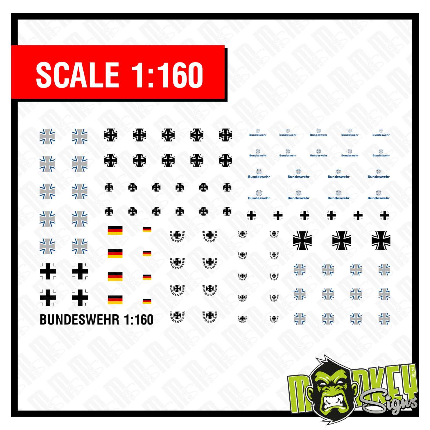 Waterslide-Decal-1160-Spur-N-Bundeswehrkreuz-Panzer-LKW-Armee-Panzerbattalion-modellbau-beschriftung-2.png Waterslide Decal 1:160 Spur N Bundeswehrkreuz Panzer LKW Armee Panzerbattalion – Bild 2