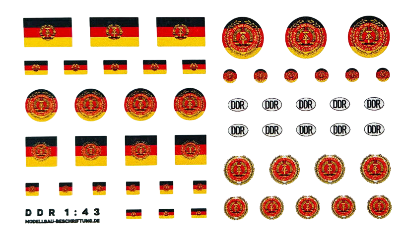 Waterslide-Decal-143-53tlg_-DDR-Hoheitszeichen-URAL-Kamaz-NVA-DDR-W50-Truck-modellbau-beschriftung-2.png Waterslide Decal 1:43 - 53tlg. DDR Hoheitszeichen URAL Kamaz NVA DDR W50 Truck – Bild 2