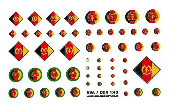 Waterslide-Decal-143-58tlg_-DDR-Grenztruppe-Luftwaffe-W50-LKW-Lada-Wartburg-modellbau-beschriftung-2.png Waterslide Decal 1:43 - 58tlg. DDR Grenztruppe Luftwaffe W50 LKW Lada Wartburg – Bild 2