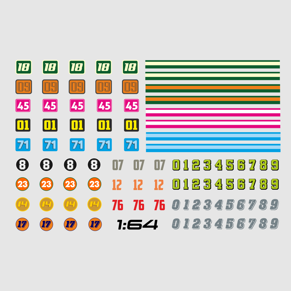 Waterslide-Decal-164-Startnummer-Racing-Carrera-Cars-Slotcar-USA-NASCAR-modellbau-beschriftung-3.png Waterslide Decal 1:64 Startnummer Racing Carrera Cars Slotcar USA NASCAR – Bild 3