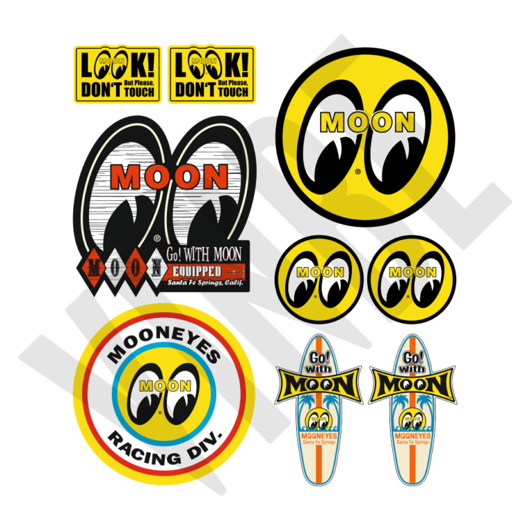 Aufkleber-Set History S79 Mooneyes