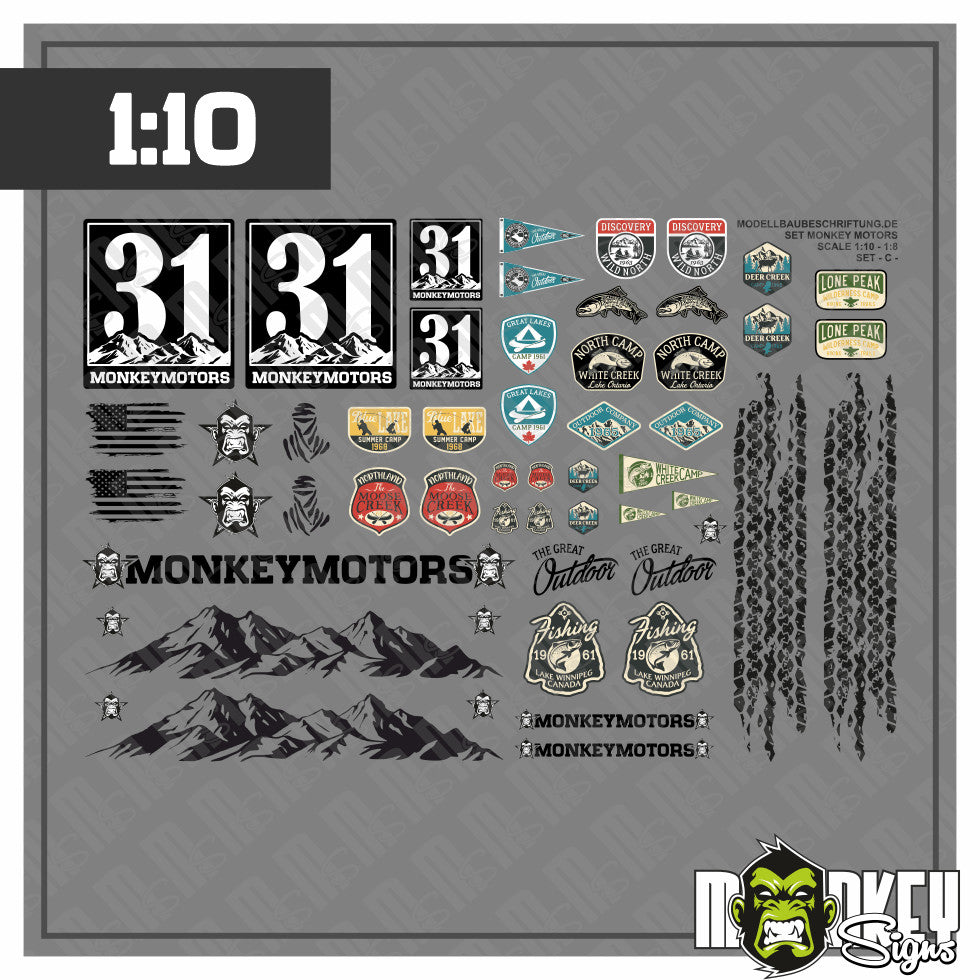 s-l1600_04e46a36-1bfa-4047-9593-a825d4895807.jpg RC Crawler Aufkleber Set C 1:10 1:14 Monkeymotors Offroad Modellbau Sticker – Bild 3