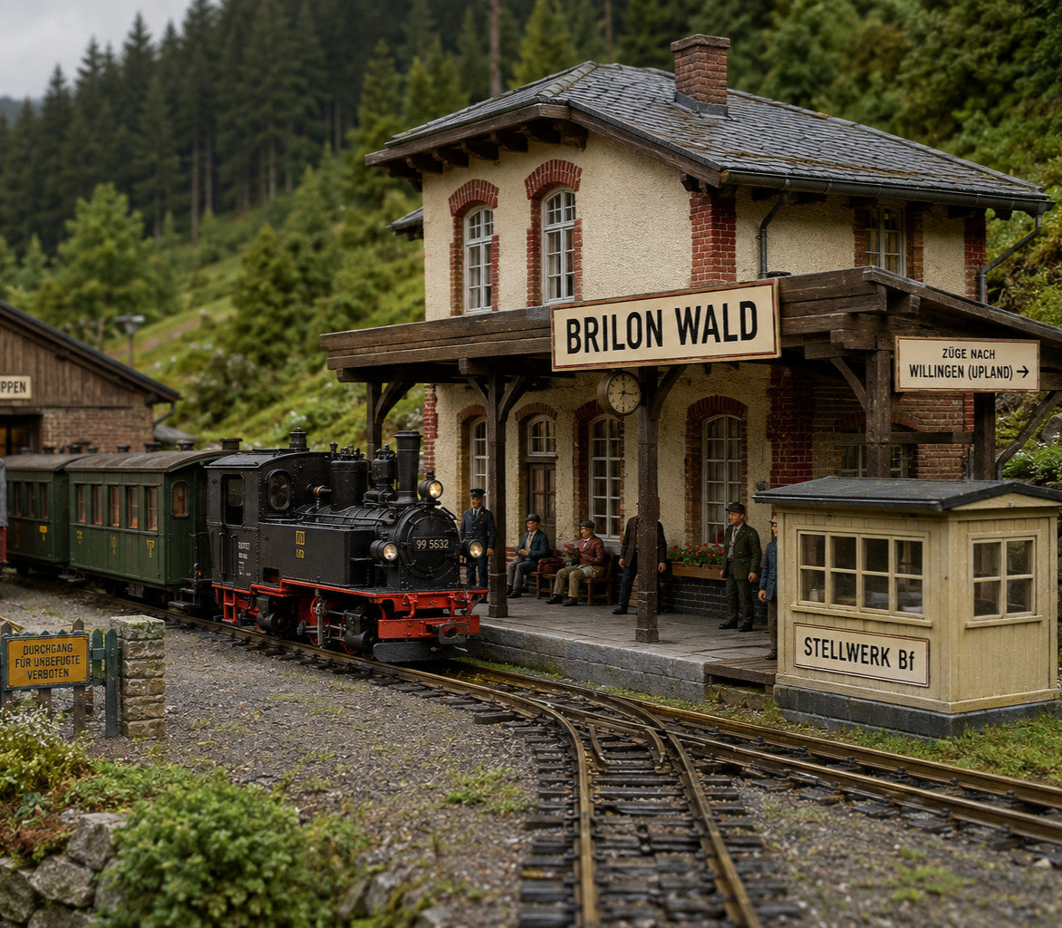 s-l1600_487dc569-5c64-4d68-8d92-ea0af0e177fe.jpg LGB Bahnhof BRILON 1:22,5 Epoche III 1960er Gartenbahn Aufkleber Beschriftung – Bild 2