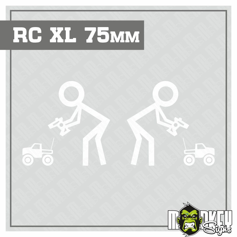 s-l1600_57881e64-aacd-43fc-af2a-fadd2ceb1478.jpg 2er Set lustige Auto Aufkleber Strichmännchen RC Car Heckscheibe Tuning 75 mm XL – Bild 10