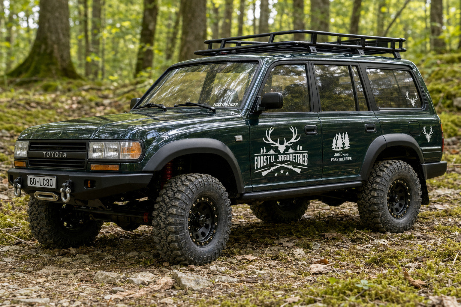 s-l1600_633367a0-2e2f-4bb2-879b-9a9747cbb738.jpg RC Forst Aufkleber Jagd Sticker weiss 1:10 Offroad Ranger Pickup Modellbau – Bild 2