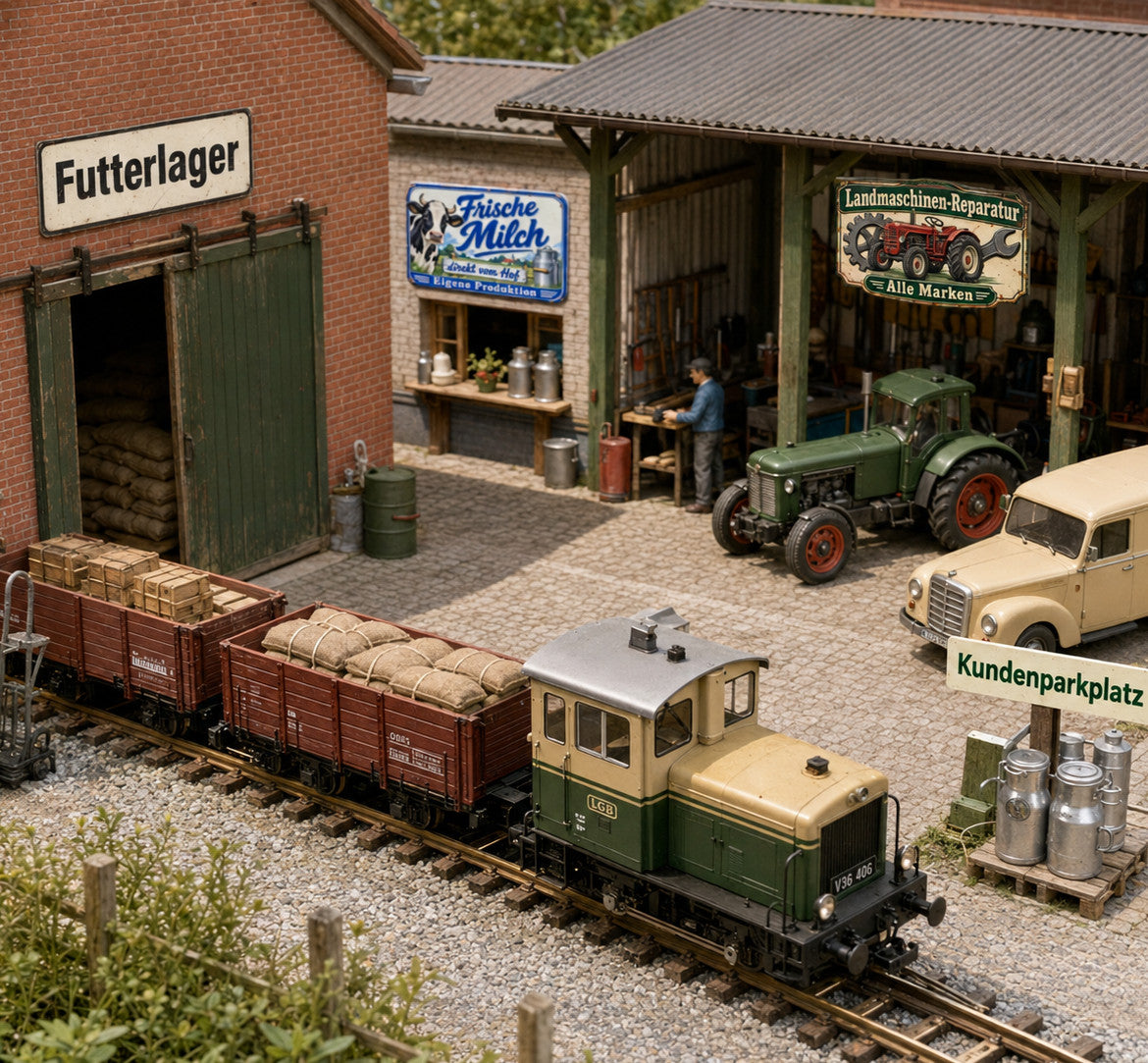 s-l1600_bd957d47-ce49-4998-8b09-6589fd96db0c.jpg LGB Bauernhof Schilder Set Hofladen Landwirtschaft 1:22,5 Beschriftung Aufkleber – Bild 3