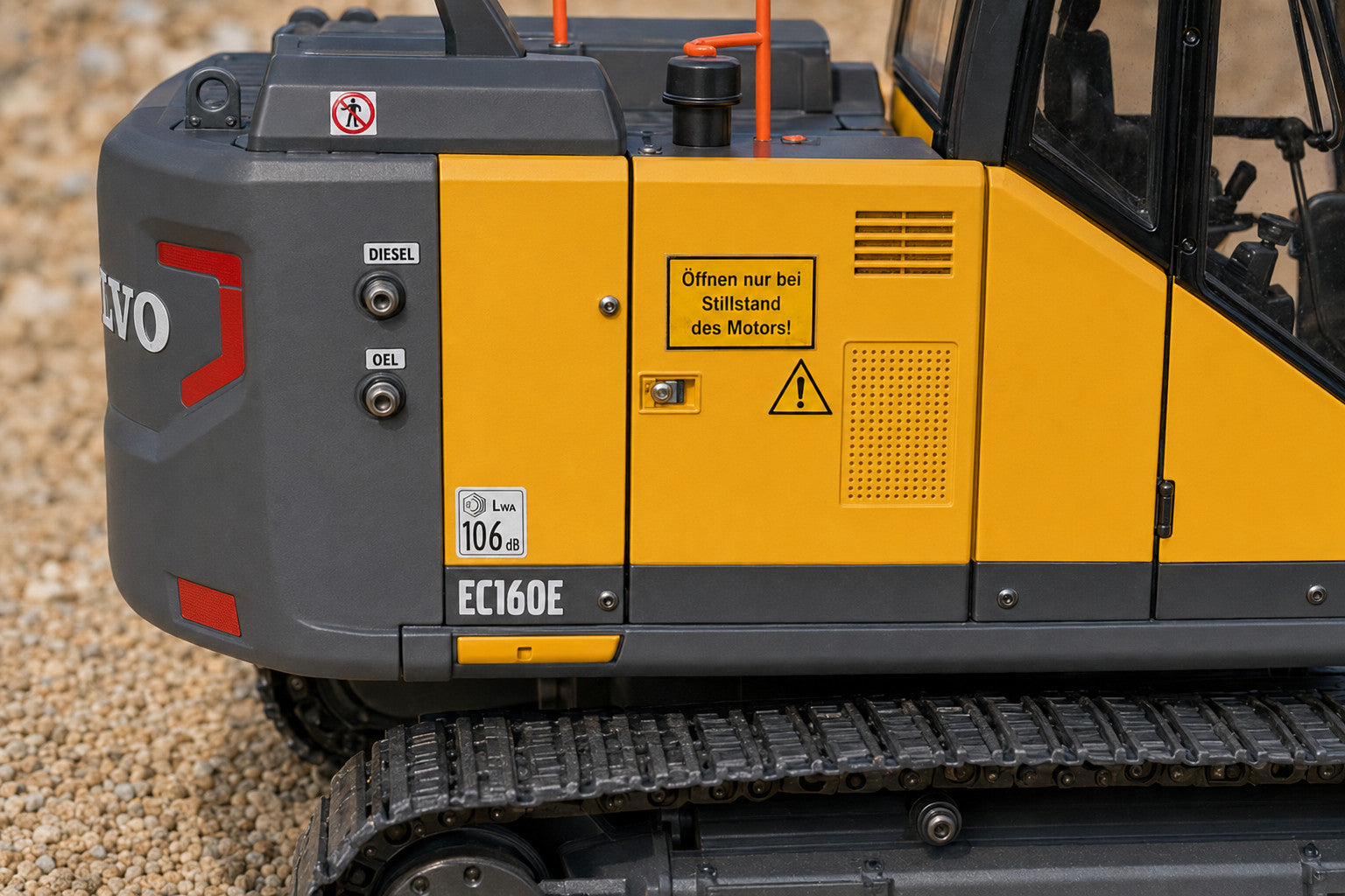 s-l1600_c0391de1-8e51-440d-b766-5e9dfd4454de.jpg RC 1:14 1:16 Warn-und Gefahrenhinweise Bagger Baustelle Aufkleber Set Modellbau – Bild 3