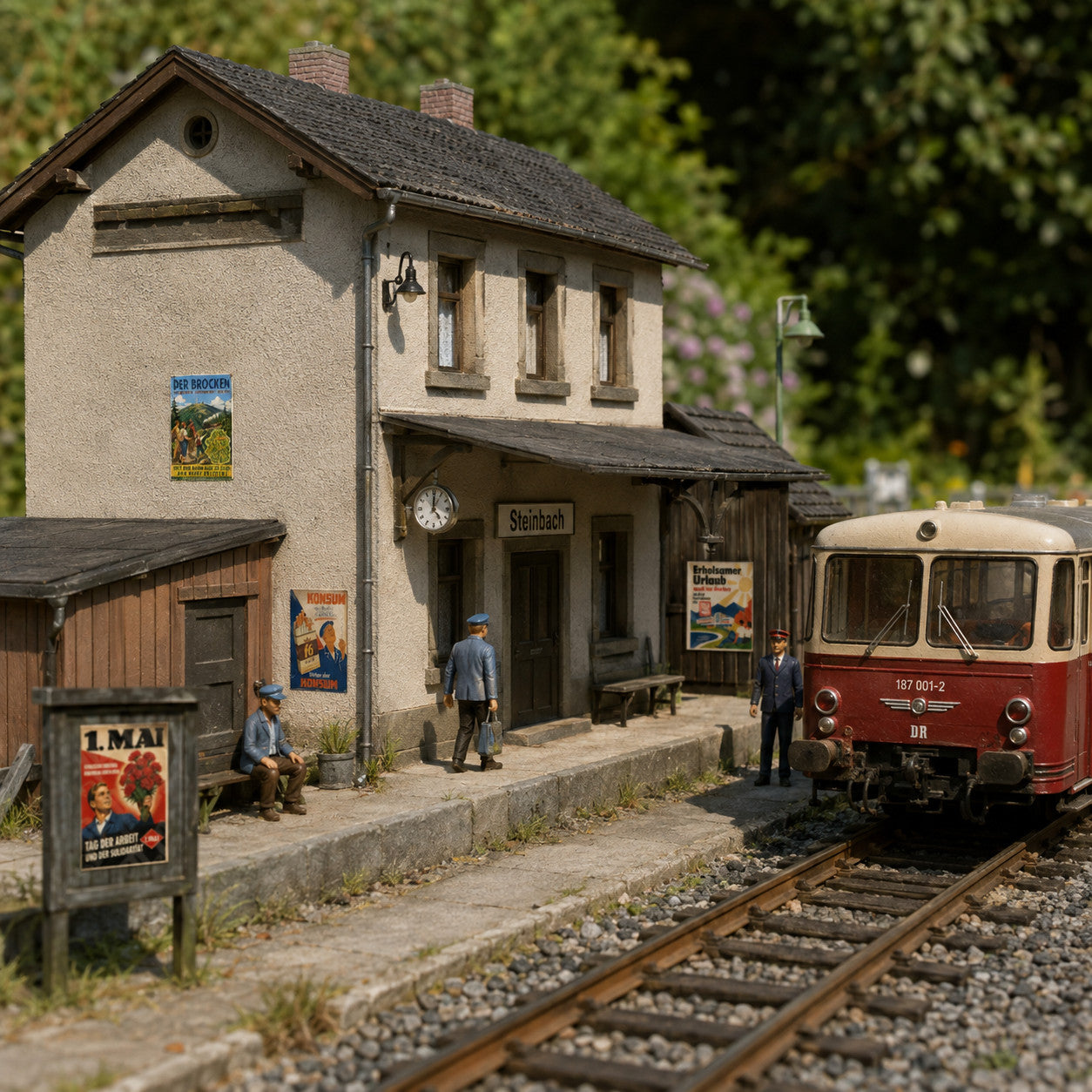 s-l1600_fb353d76-eaf0-4010-954d-a3b01e11596e.jpg 8tlg. DDR LGB Werbebanner 1:22,5 Spur G Gartenbahn Reichsbahn Modellbau Set Deko – Bild 2